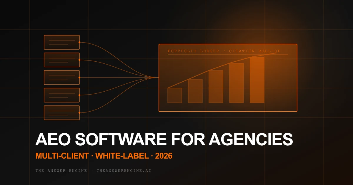 AEO Software for Agencies 2026