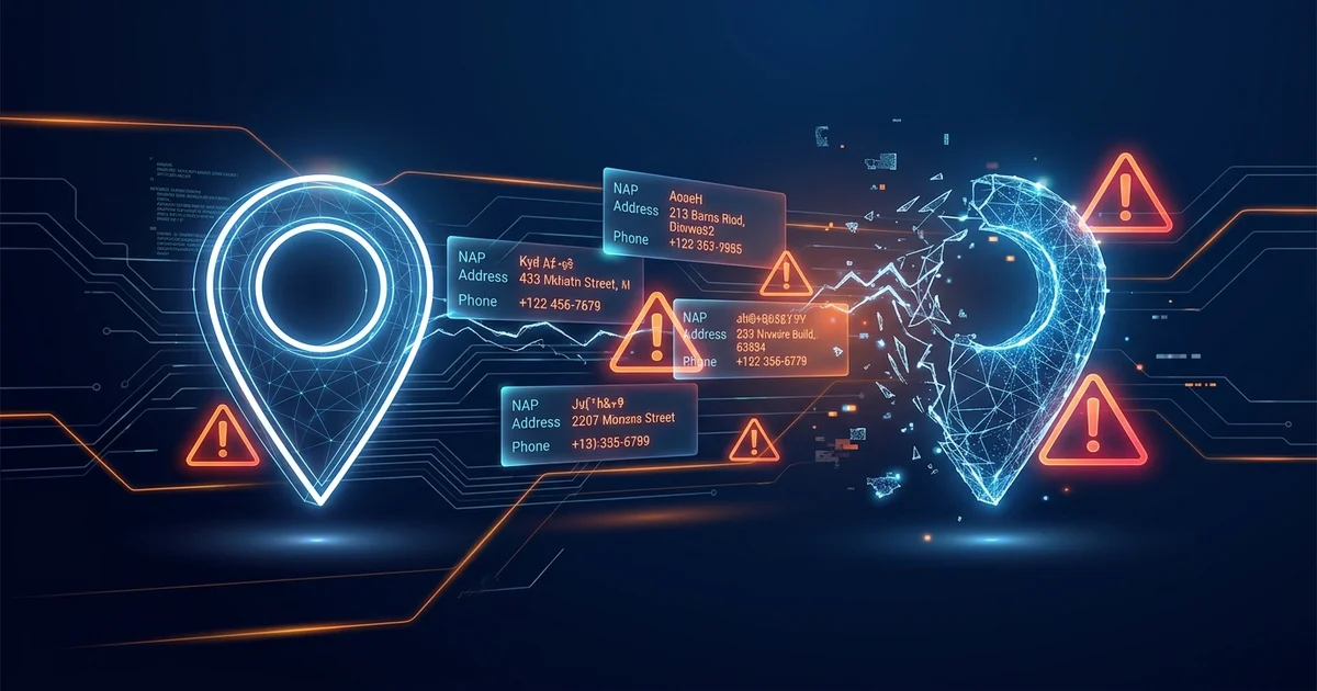 what happens to ai visibility when you change business name or address