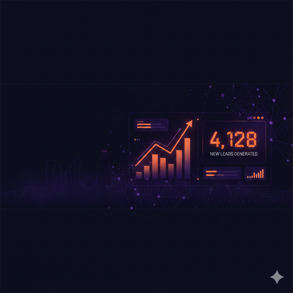 AEO Case Study: 4,128 monthly clicks achieved through Answer Engine Optimization in Los Angeles real estate market