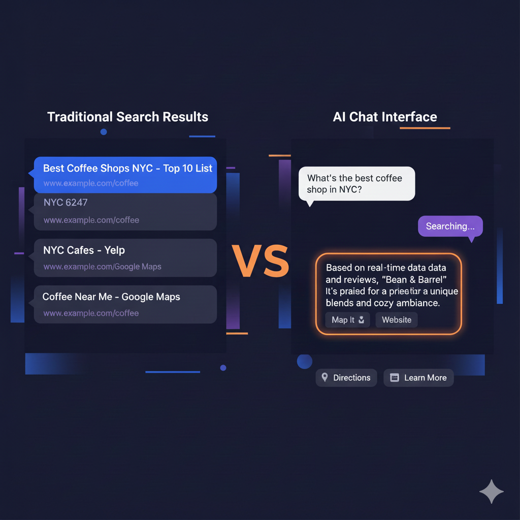 AEO vs SEO comparison guide showing the differences between Answer Engine Optimization and Search Engine Optimization